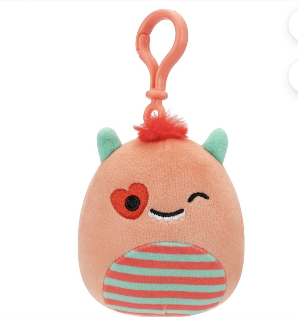 Squishmallows Original 3.5 inch Willett the Peach Monster - Clip-on